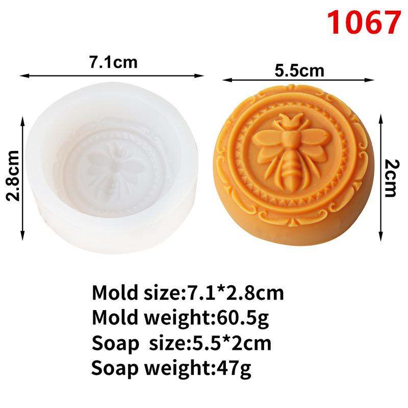 DIY Flat Honeycomb Silicone Candle Mold Geometric Polygon Beehive Aromatherapy Soap Gypsum Chocolate Cake Mousse Baking Tool