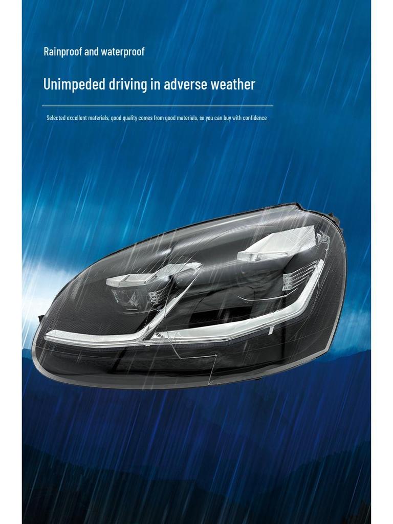 Светодиодные поворотники-проекторы для двухцветных фар: 2003-2008 VW Golf MK5