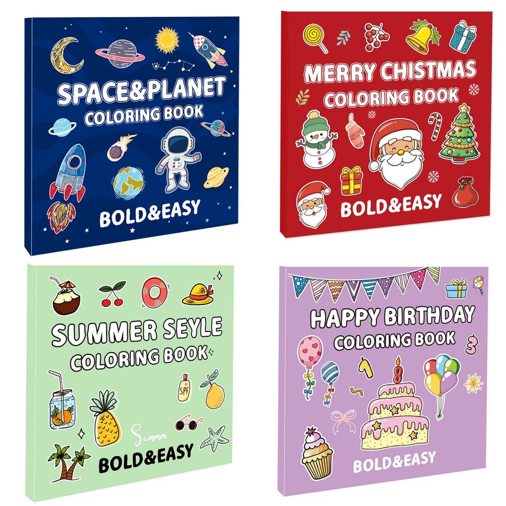 Coloring Book Coloring Book 40 Food Fruit Cartoon Doodles Children Over 4 Years Old Coloring Book