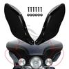 Совместимо с Harley Touring, Dyna Glide, Street Glide, левым/правым ветровыми стеклами головной фары (Модели 2003-2013 гг.).
