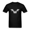 XIULUAN Мужская футболка с логотипом рок-группы Weezer Размер XL Цвет Short Sleeve Черный