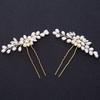 Bridal Hair Accessory Crystal Peals Hair Combs Wedding Hair Clips Accessory Jewelry Beautiful Handmade Women Ornament Headpieces