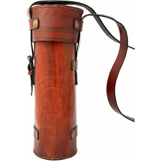 Старый антикварный морской телескоп викторианской эпохи 16 дюймов из латуни, подзорная труба в подарок