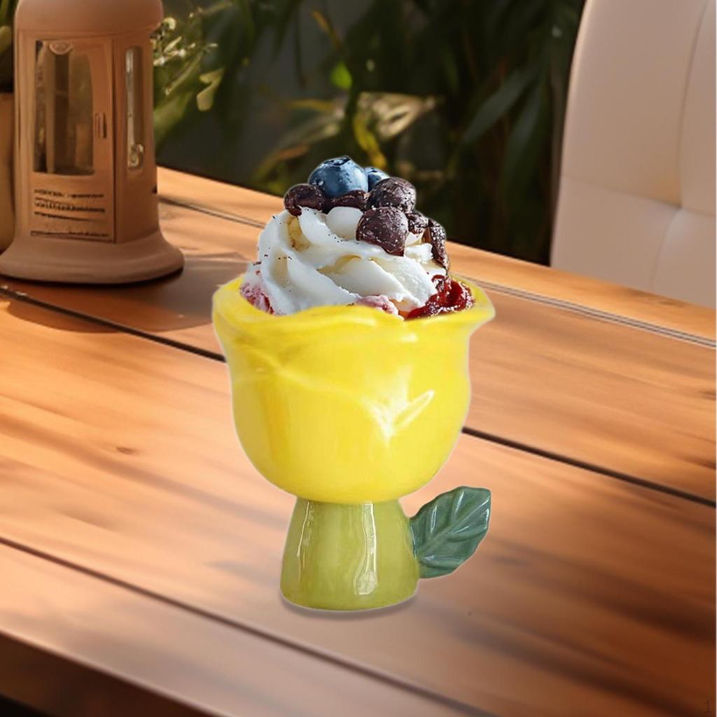 Керамические стаканчики для мороженого и молочных коктейлей 250 мл десертные миски