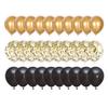 30Pcs Gold Black Confetti Latex Balloons Birthday Party Adult Decorations Ballons Wedding Baby Shower Anniversary Balloons