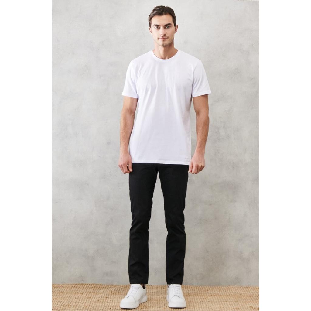 Мужские брюки-чинос светло-коричневого цвета Slim Fit с 5 карманами