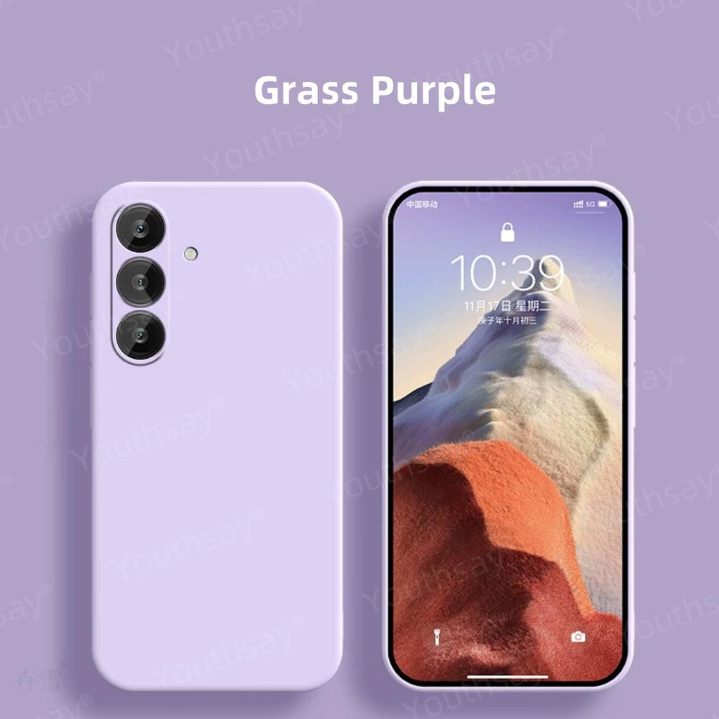 Чехол-крышка для Samsung Galaxy A27 Чехол Samsung Galaxy A27 A37 A57 A17 Funda Coque Мягкий Оригинальный Жидкий Силикон Задняя Крышка Samsung A27