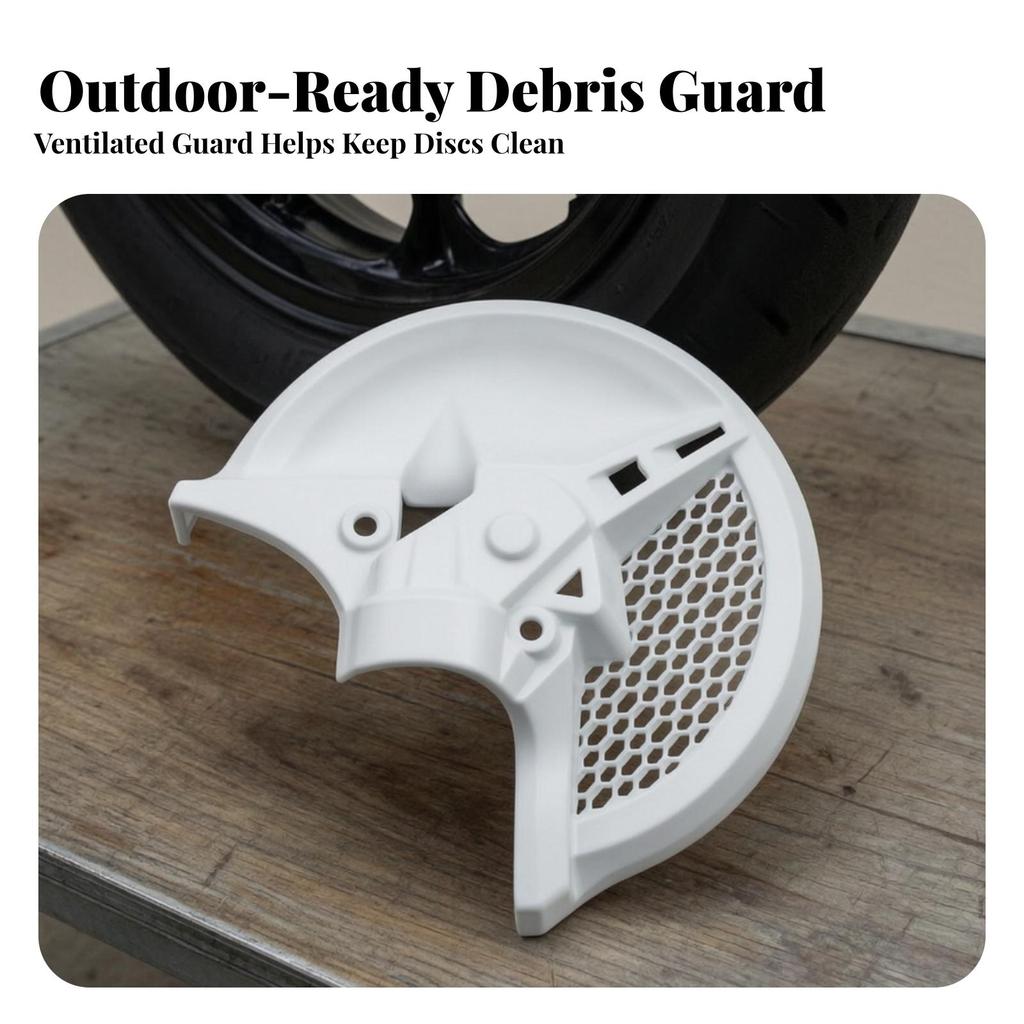 Brake Disc Cover Impact-Resistant Front Rotor Guard Lightweight for Trail Riding