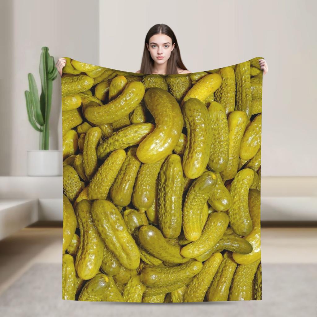Delicious Food Pattern French Fries Knitted Blanket Flannel 3D Lightweight Thin Throw Blankets Bedspreads Quilt Multi-function