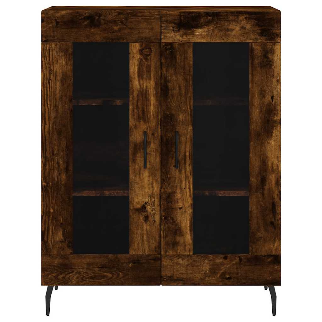 Sideboard Smoked Oak 69.5 x 34 x 90 cm Wood Based Panel