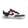 Nike Court Vision 1 Knight Синтетическая кожа Покрытие Низкие кеды для скейтборда Унисекс Черный Красный DH2987-101(Команда998-)