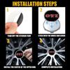 4Pcs Car Wheel Center Hub Caps Covers Badge 60MM/63MM/68MM Compatible with Volkswagen VW R GTI Passat CC Golf MK4 TSI GTD Touare zp9