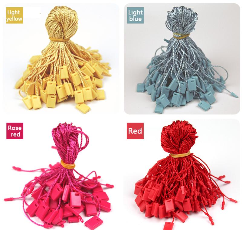 Factory-made Plastic Hang Tag String Sealing Fastener for Clothing and Shoes