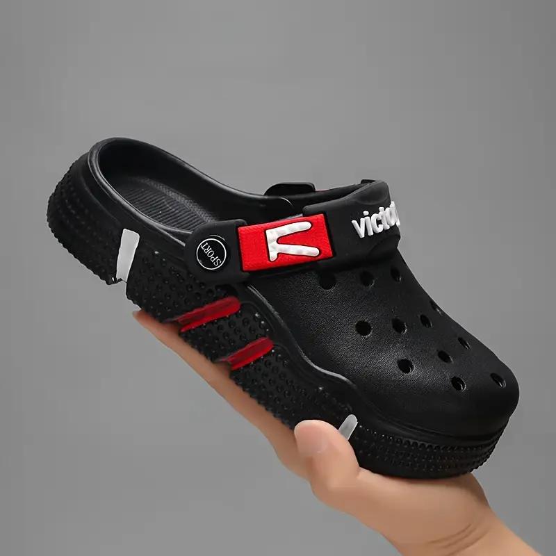 Повседневные удобные домашние туфли без застежек для мальчиков и девочек, дышащие нескользящие сабо для ванной комнаты в помещении, все сезоны