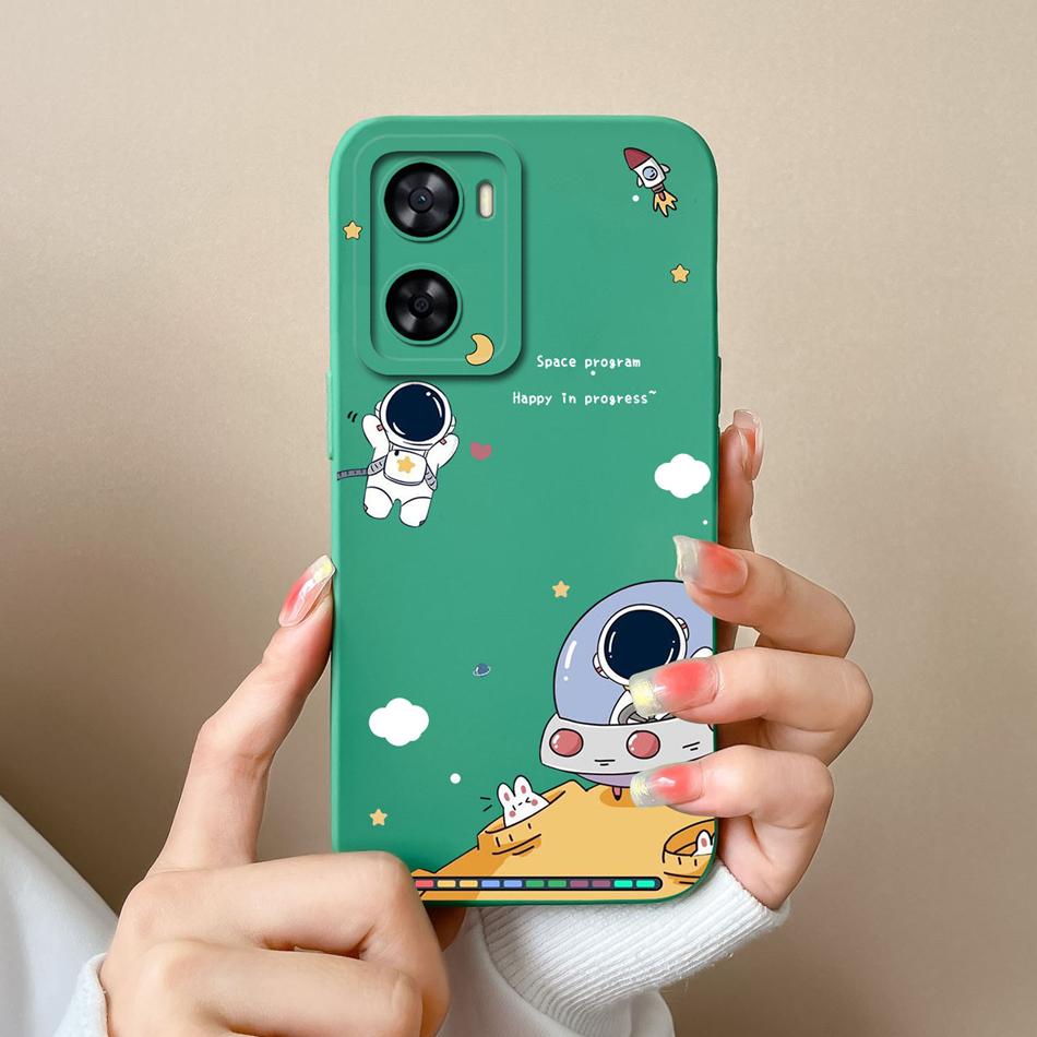 Чехол для One Plus Nord N20SE N300, Забавный задний чехол с астронавтом для 1+ Nord N20 SE N 300, Жидкий силикон, Funda, Защита камеры