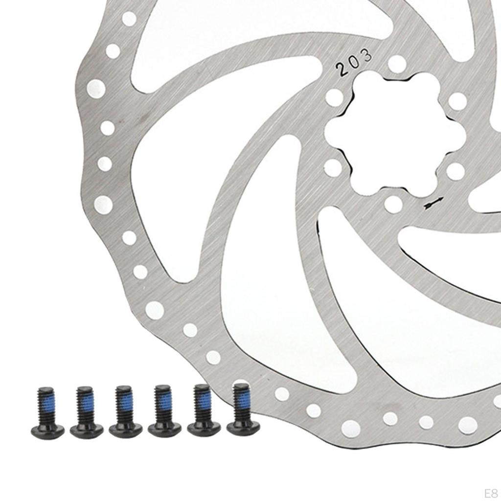 Ротор дискового тормоза велосипеда с винтовыми деталями, теплоотвод, центральный замок, сменные роторы для