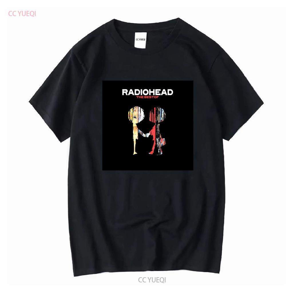 Radiohead The Best Of Promo Album Cover Art T Shirt Size Xl 2008 Rock Band Vintage Washed Casual Versatile Stretched Graphic