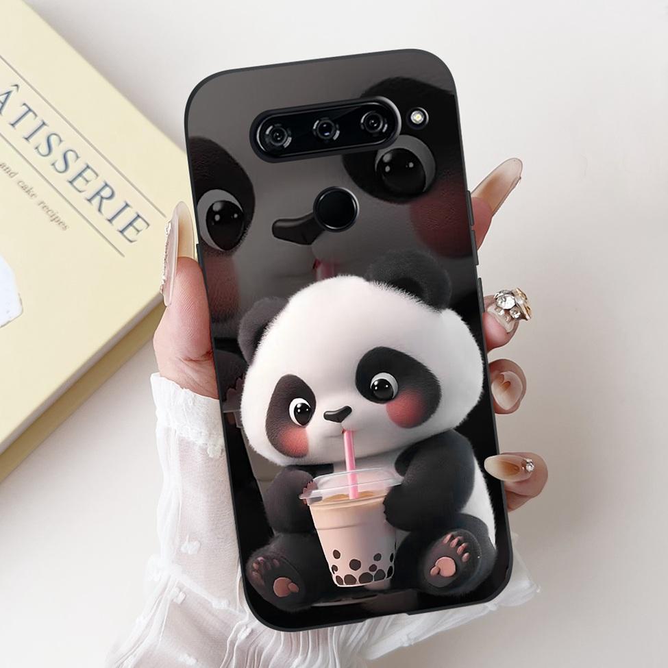 Чехол для LG V40 V50 ThinQ V50S ThinQ, милый мультяшный кот, роскошный, крутой, ударопрочный, силиконовая задняя крышка для LG V50S ThinQ 5G