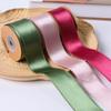 10 ярдов 40 мм полиэстеровая атласная лента для поделок DIY Двусторонняя лента для упаковки подарков Делать банты Ручная работа Кружевная лента Ткань