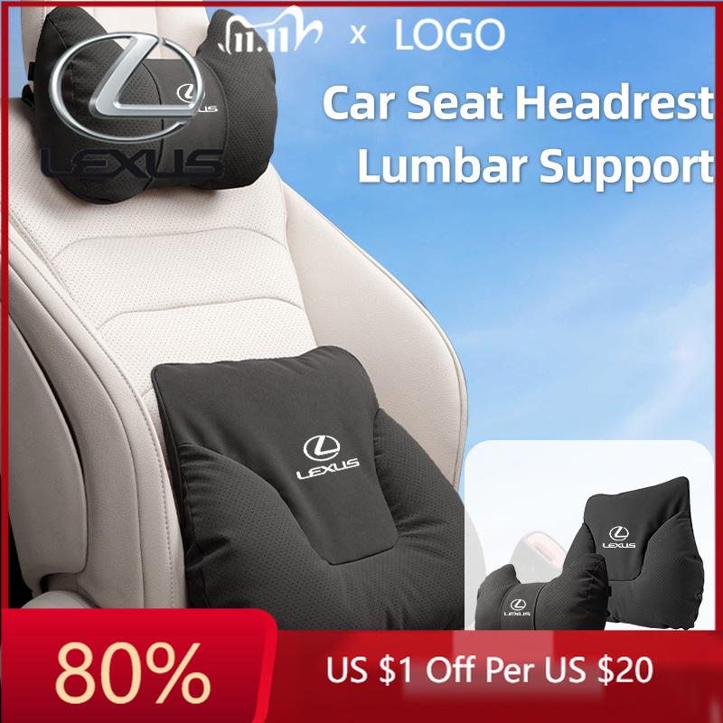 2026 Hot Interior Stickers Car Seat Headrest Pillow Lumbar Support Cushion Protective Waist For Lexus UX250h RX450h CT200h RX400