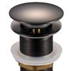 Bathroom Sink Pop Up Drain Stopper Anti Clogging Copper Bathroom Lavatory Vanity Sink Drain Without Overflow for Home