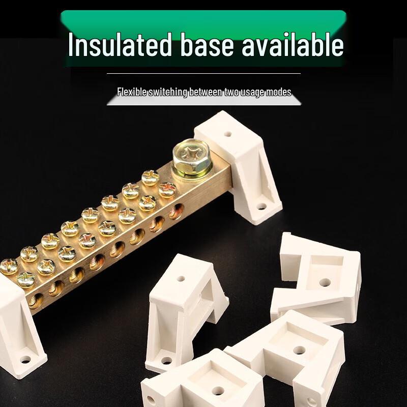 Everstar Double Row Neutral Terminal Copper Busbar