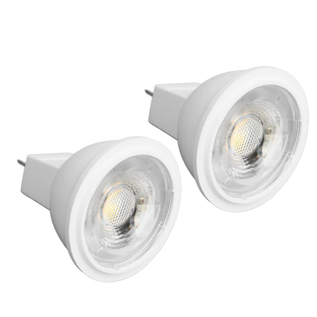 2Pcs MR11 Light Bulb High Brightness 3W 110V Faster Heat Dissipation GU4 Spotlight Bulbs for