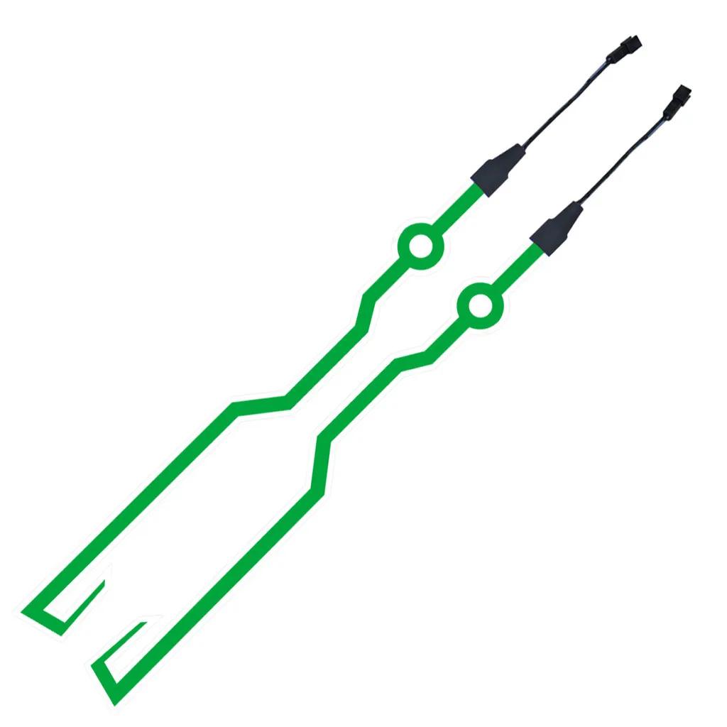 1 комплект светодиодных ламп холодного света 4 в 1 для мотоциклетного шлема, светодиодная лента, водонепроницаемая предупреждающая лампа, аксессуары для ночной езды на мотоцикле