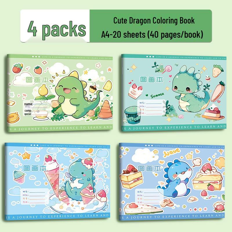 A4 Thick Paper Children's Art & Doodle Sketchbook