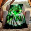 Atletico Nacional Flannel Blanket Soft Warm All-Season Throw, Design for Camping, Car Travel, Hiking Sofa, Bed, Office Perfect Gift for Parties
