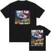 Больше, чем вы думаете! Футболка Тур 2026 Группа Simple Plan Тяжелые Ментальные Футболки Хлопок Летние Унисекс Уличная Одежда Топы с Коротким Рукавом