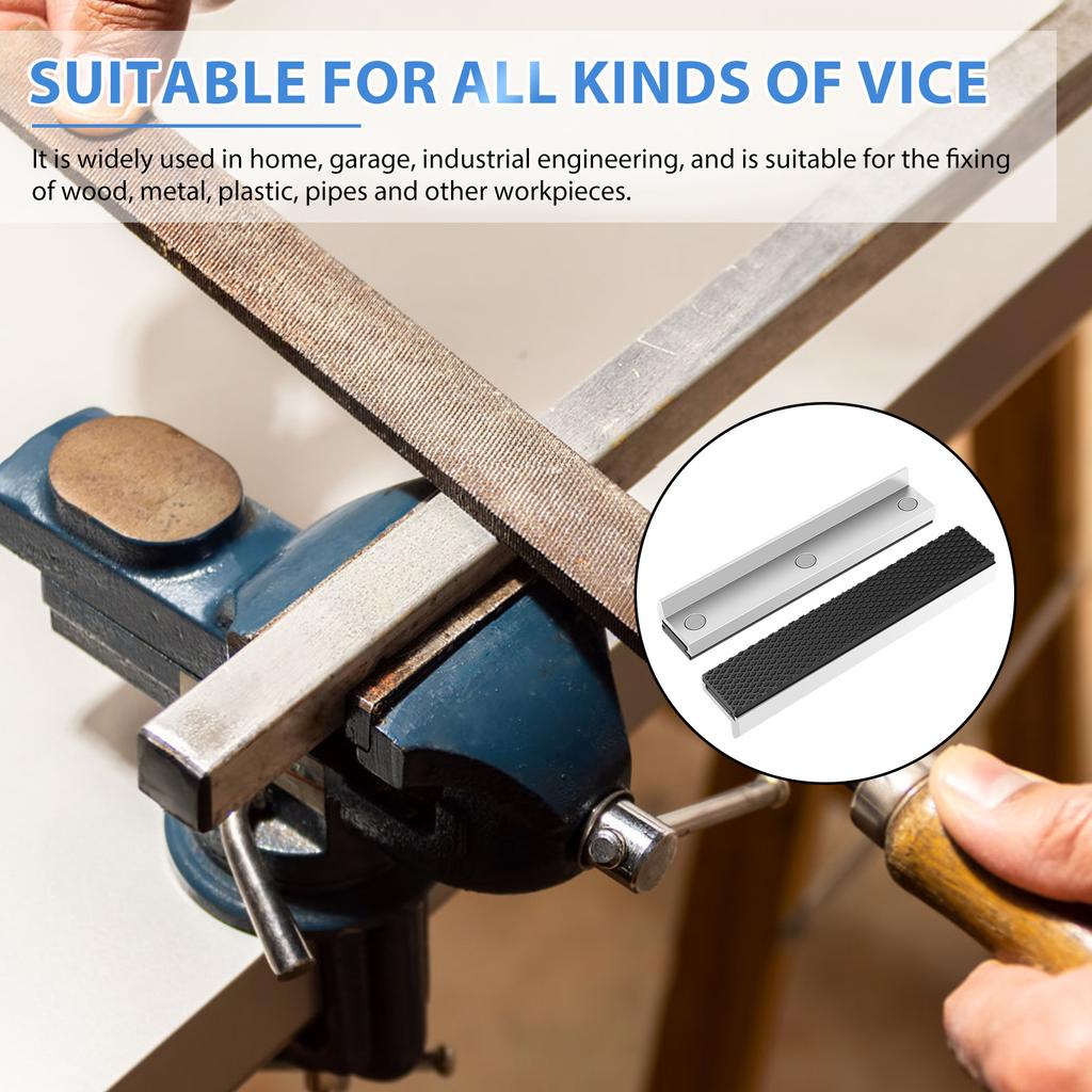 Мини Алюминиевые Тиски для Верстака Губки Противоскользящие Универсальные Губки Тисков Инструмент Инженера Магнитные Верстачные или Сверлильные Тиски Зажим Профессиональные Инструменты