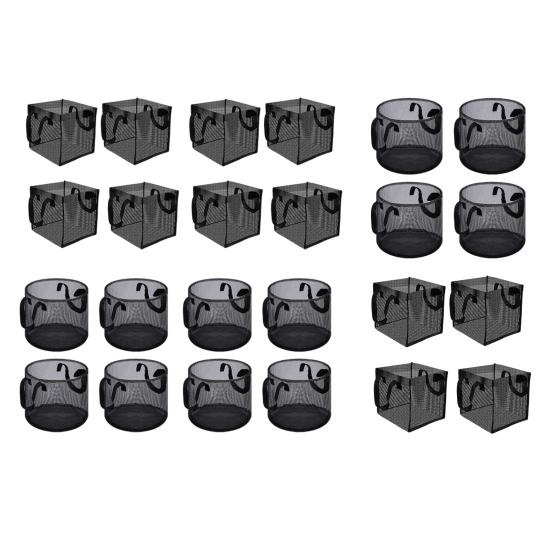 Сетчатая корзина для прудовых растений, мешок для выращивания водных растений, многоразовые большие горшки-плантаторы с ручками для выращивания кувшинок, лотосов, водных растений