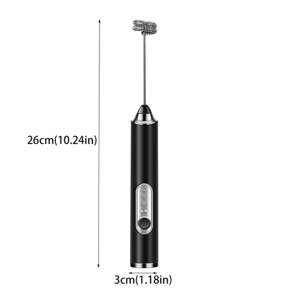 Электрический вспениватель молока с 3 скоростями, ручной венчик для яиц, кухонный гаджет, венчик для кофе, напиток
