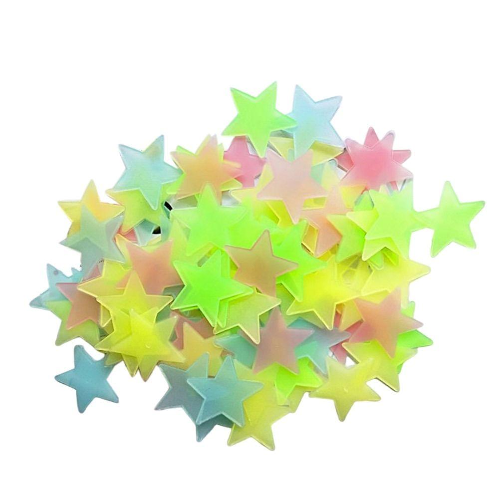 DIY Glow Wall Stickers Glow In The Dark Luminous Stars Wall Sticker  Bedroom Ceiling Livingroom