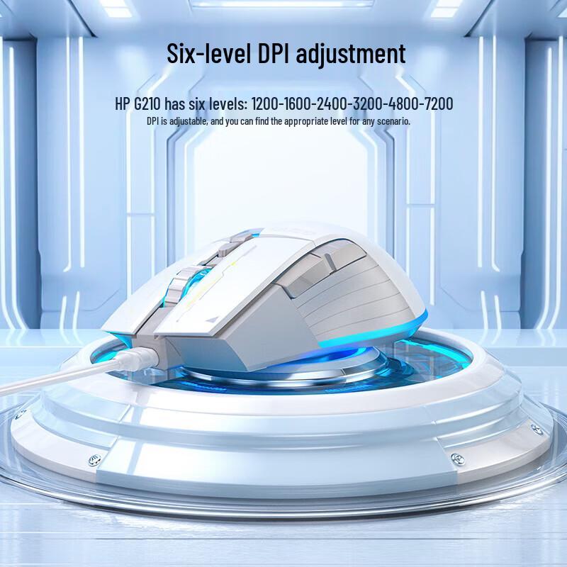 HP G210 Проводная RGB игровая мышь