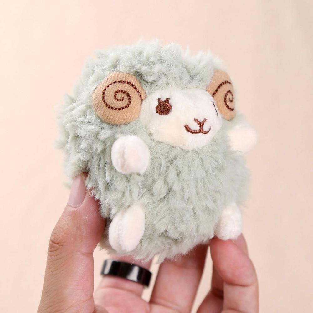 Soft Fluffy Texture Lamb Keychain Plush Mini Sheep Plush Doll For Backpack Decor