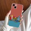 Смешной анимированный чехол для телефона Futurama для IPhone 17 16 15 14 13 11 12 Pro Max 16 Plus Прозрачный