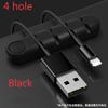 Силиконовый органайзер для USB-кабеля Устройство для намотки кабеля Настольные аккуратные зажимы для управления Держатель кабеля для мыши Органайзер для наушников