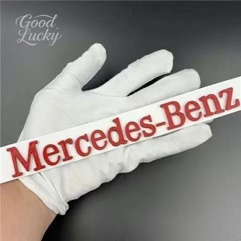 WAK3 Car 3D Emblem Letters Car Trunk Sticker Decoration Stickers For Mercedes Benz AMG GLE GLS CLA CLE GLC CLS GLA W223 W213 W206