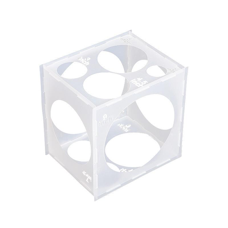 11Holes 2-10Inch Balloon Sizer Box Collapsible Balloons Measurement Tool For Balloon Decorations Balloon Arches Balloon Columns 5