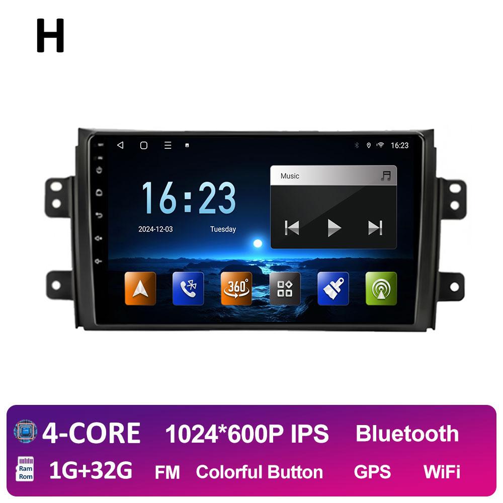 Беспроводная интеллектуальная система Carplay Android для Suzuki SX4 SX 4 2006 2007 2008 2009 - 2013 Bluetooth QLED IPS экран аксессуары