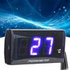 Motorcycle Digital Water Temperature Gauge   Thin   12V LCD With 22mm Sensor Adapter for Most Motorbikes