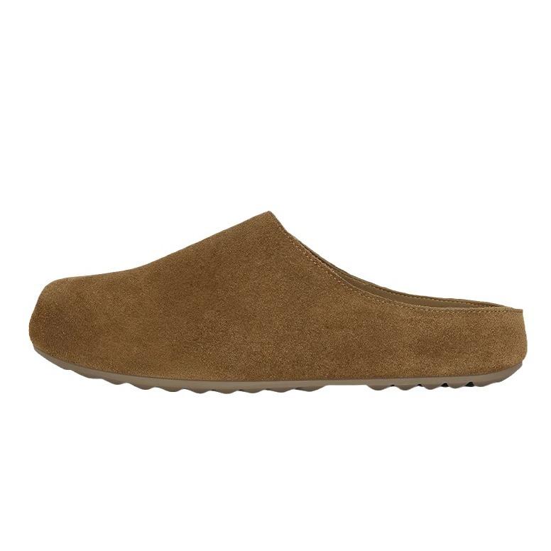 Виноград мать зима новый полу-драг волосатые туфли удобные корейская версия женская обувь осень женская 2025 обувь на платформе детская для улицы