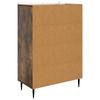 Sideboard Smoked Oak 66 x 34.5 x 97 cm Particleboard