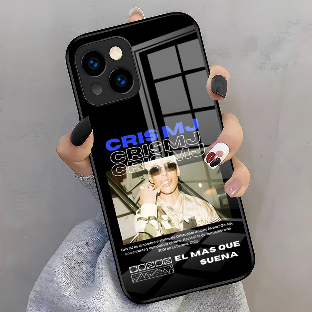 Чехол для телефона рэпера Cris MJ для IPhone 17 Air Pro Max 16 15 14 13 11 Plus Стеклянная крышка