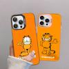Cartoon G-Garfield Cat Phone Case for iPhone 17 16 15 14 13 Pro 12 11 Pro Max PLUS Color Back Cover