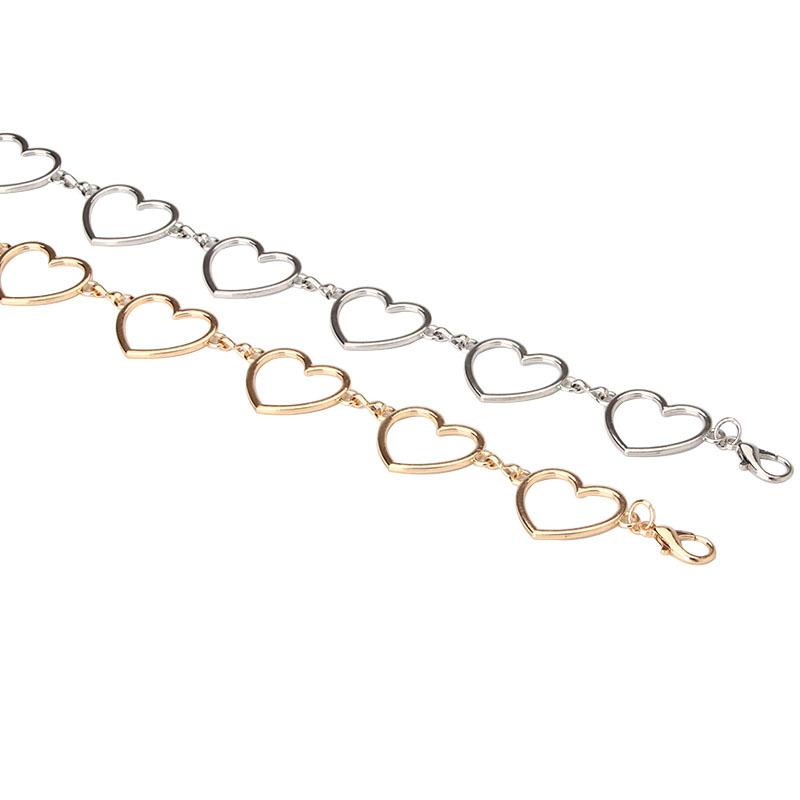 Любовь Поясная Цепочка, Ювелирные Изделия Полый Персик Сердце Платье Декоративный Пояс