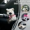 Puppy Plush Doll Clutch Decor,Car Wiper Turn Signal Switch Decoration,kawaii Dog Car Wiper Doll Ornament Car Interior Accessorie