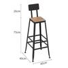 3m Outdoor Wood-Plastic Bar Table and Chairs for Coffee Shops & Seaside Milk Tea Shops